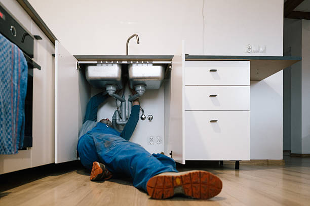 Professional Drain Cleaning technician working in Winters, TX
